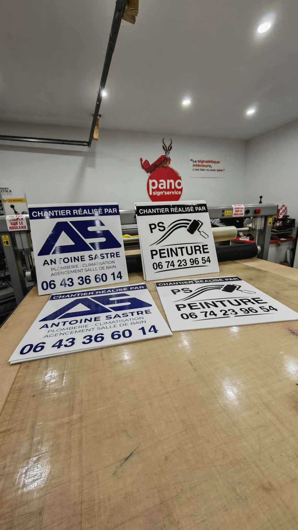 Antoine Sastre et PS Peinture — vue en atelier