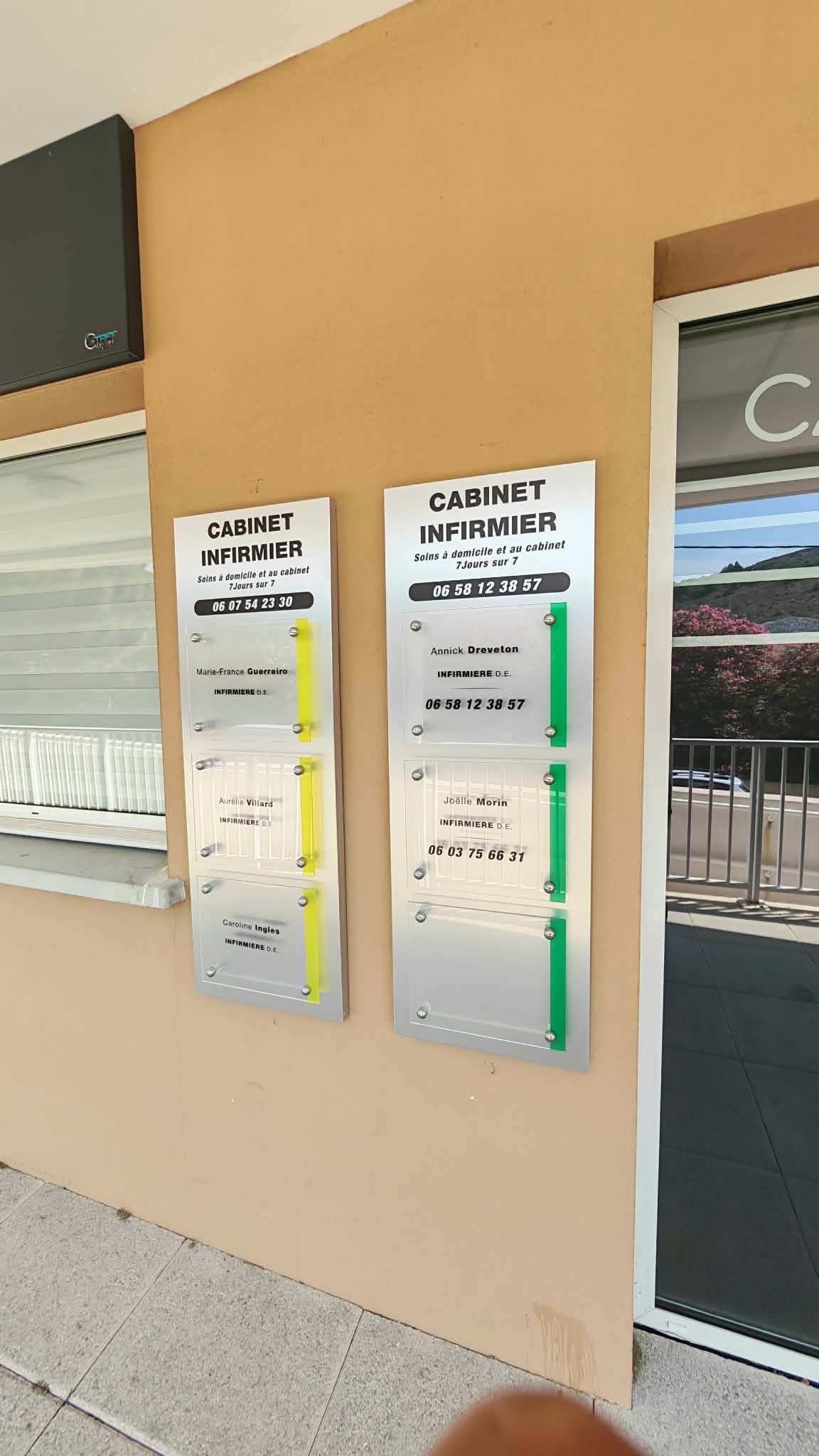 Cabinet infirmier — vue de la réalisation