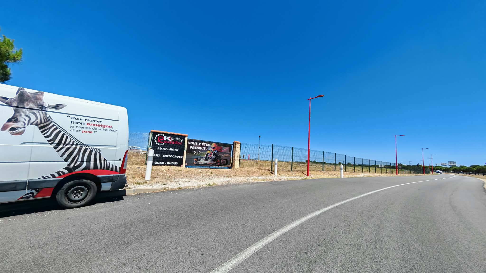 Karting Roussillon et CrossKids — vue de la réalisation