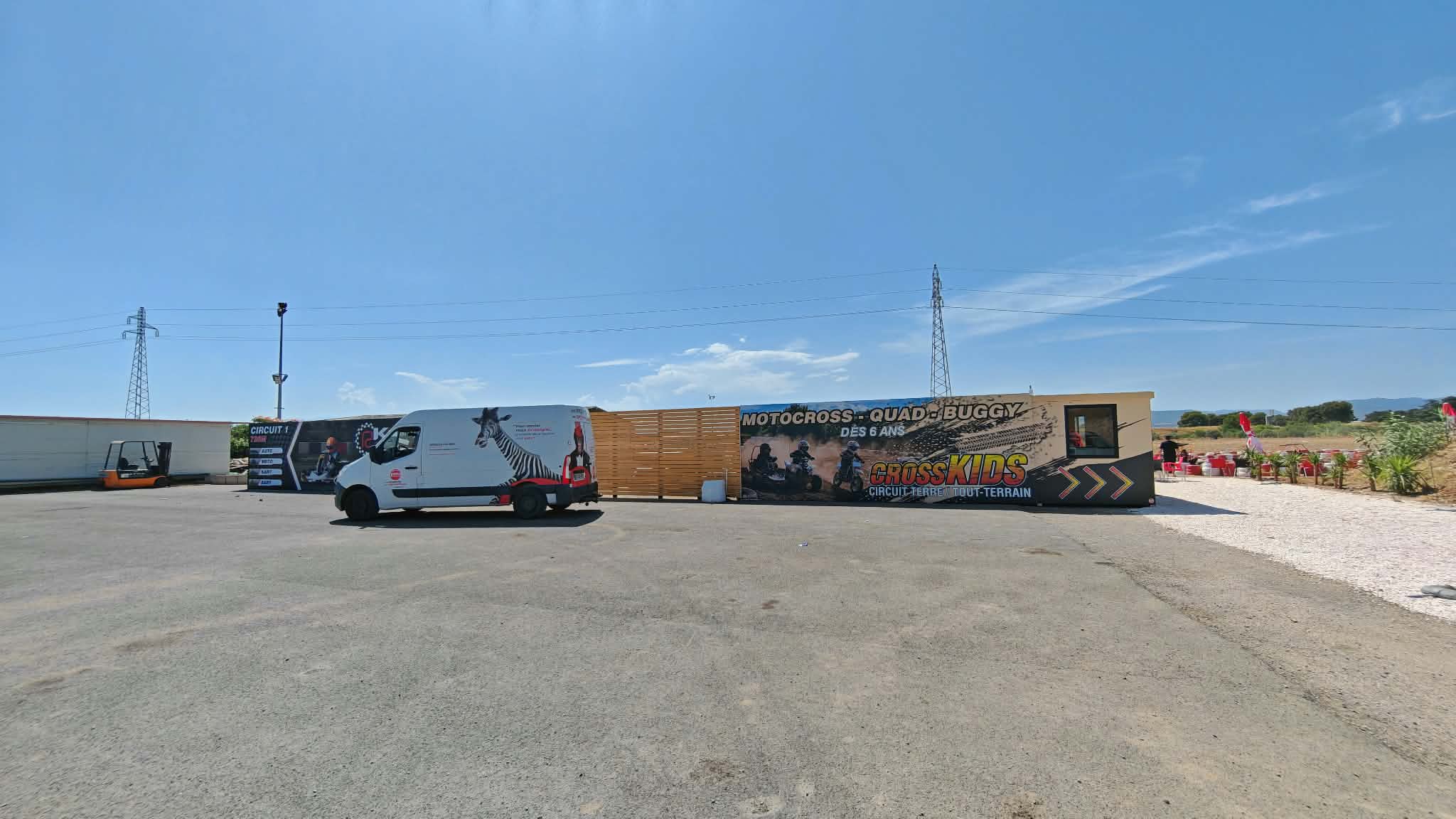 Karting Roussillon et CrossKids — vue de la réalisation